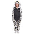 Snuggs Kids Blanket Onesie Black Cow